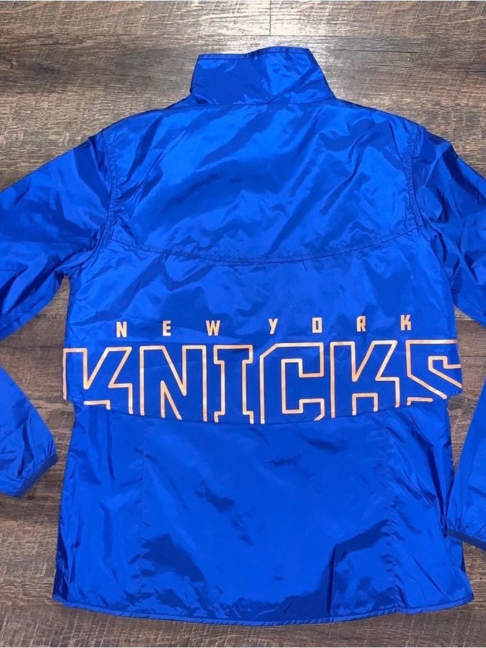 New York Knicks Blue Windbreaker Jacket